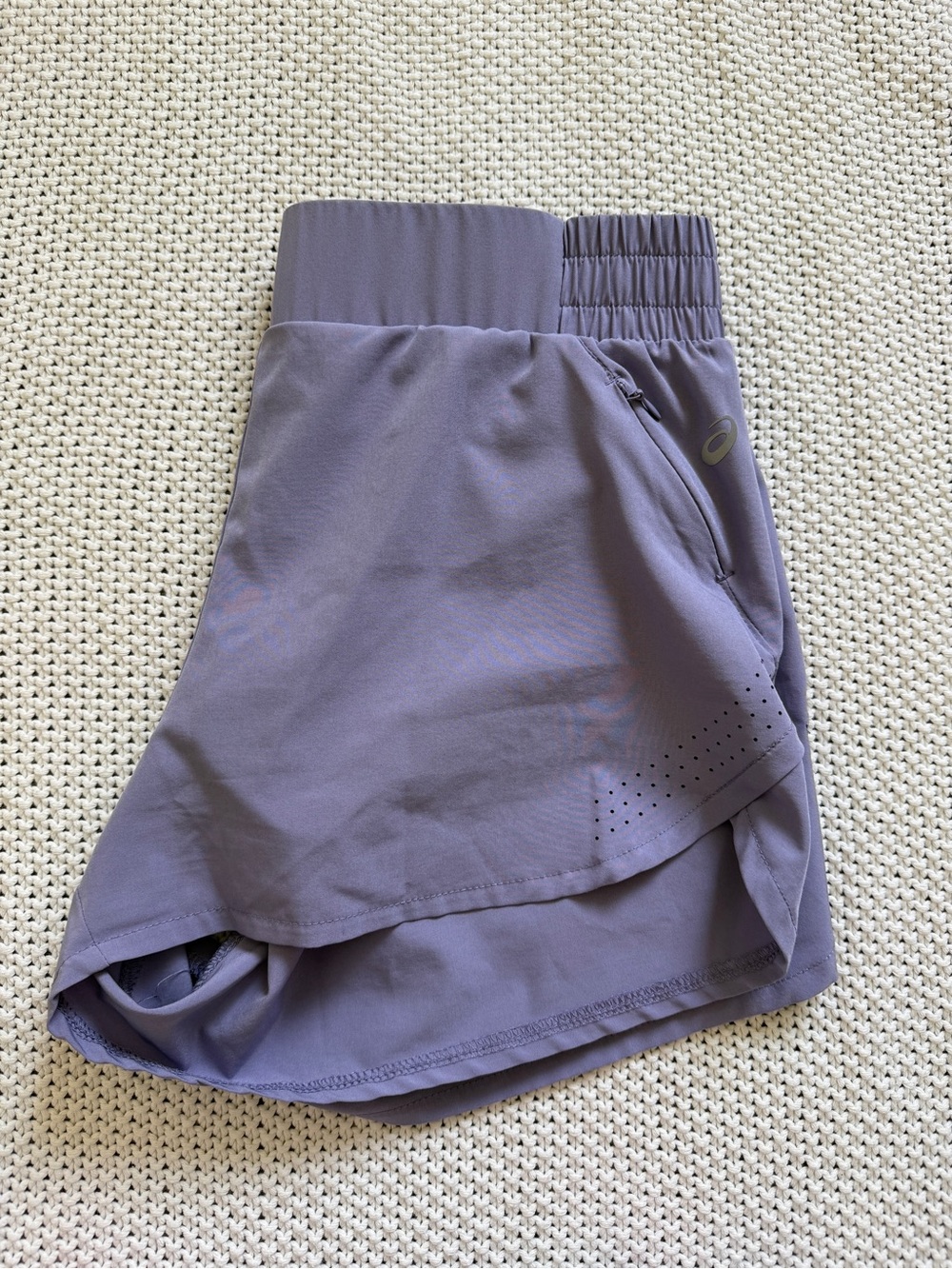 Asics Lavender Layered Athletic Skort